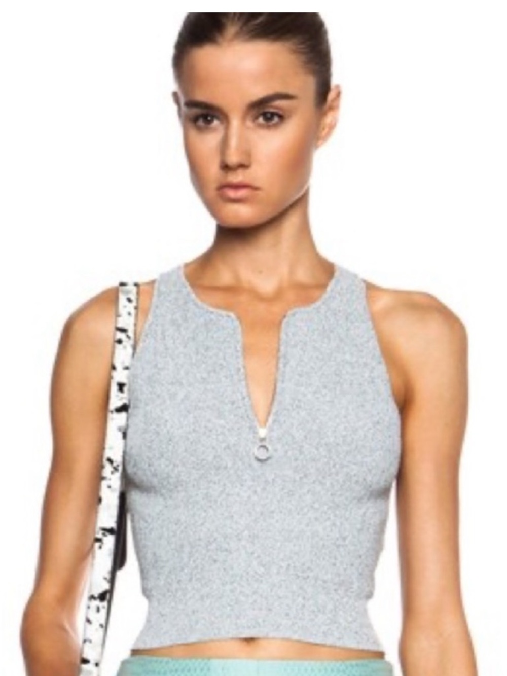 Phillip Lim Zip-Notch Crop Top
